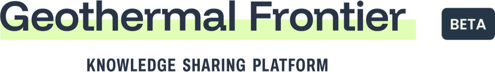 Geothermal Frontier - Knowledge Sharing Platform [Beta]